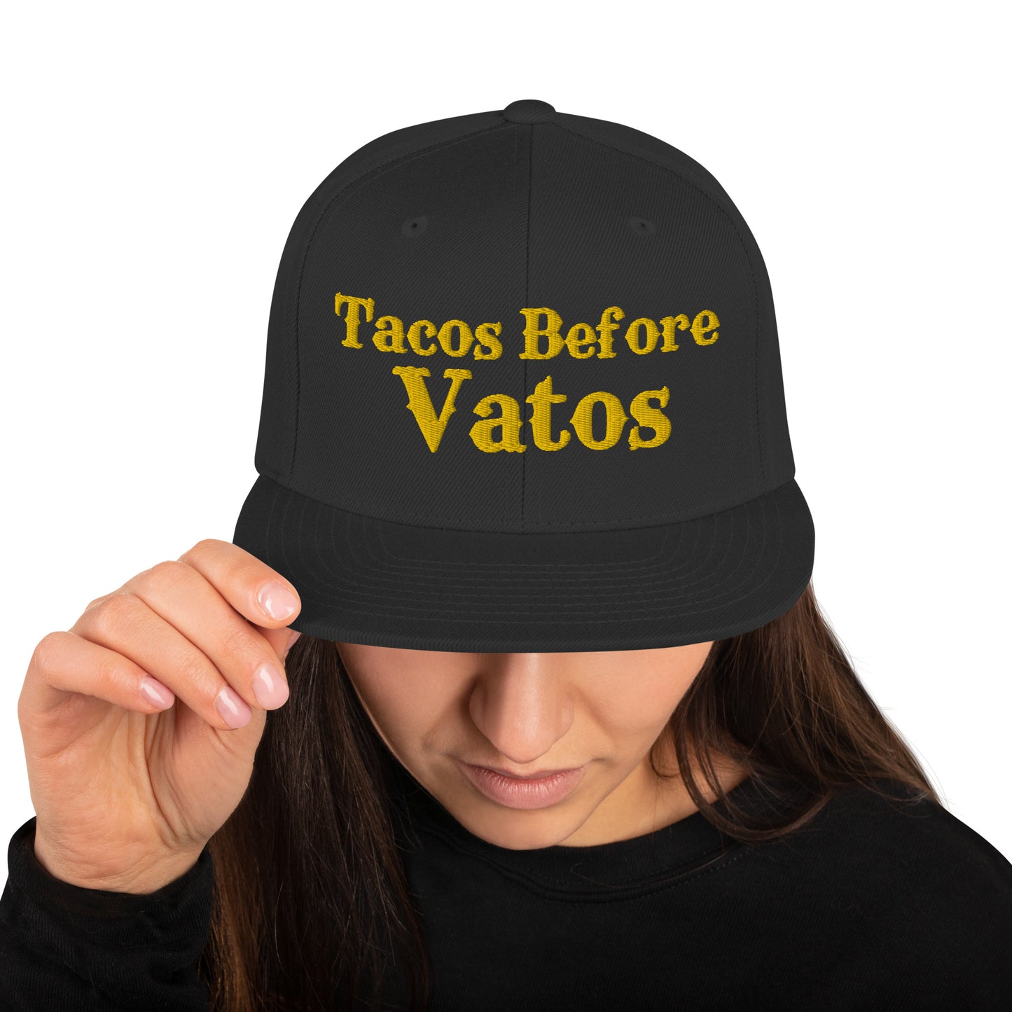 Tacos Before Vatos - Snapback Cap