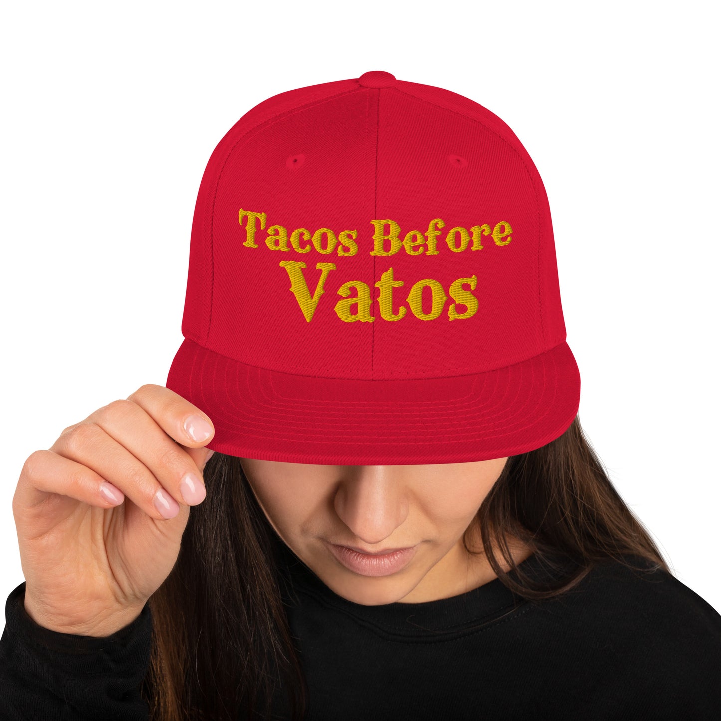 Tacos Before Vatos - Snapback Cap