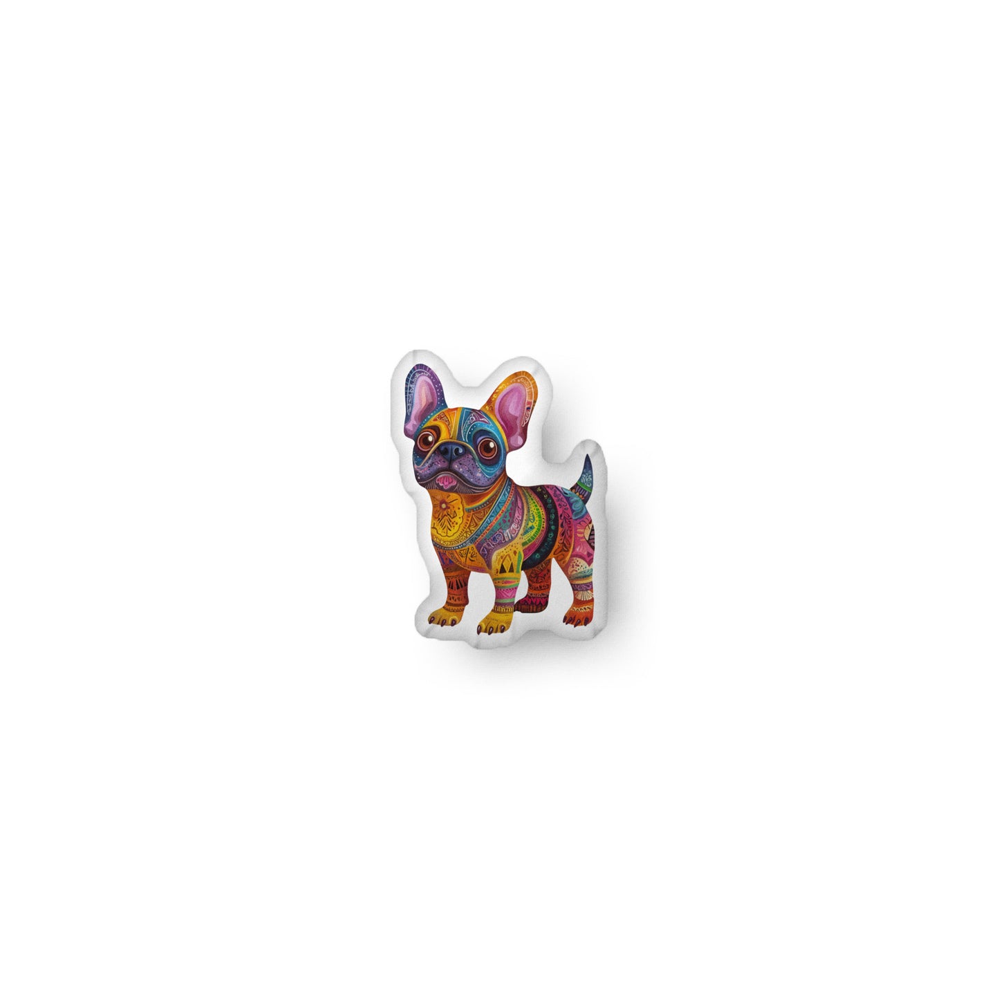 Frenchie Bulldog Alebrije Custom-shaped pillow