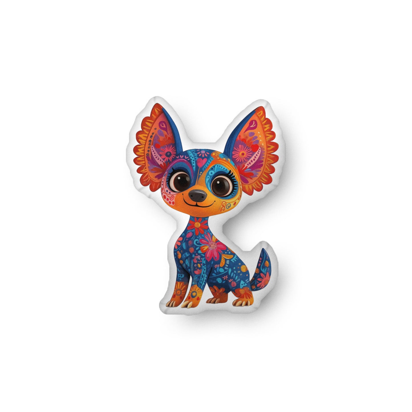 Chihuahua Alebrije Custom-shaped pillow