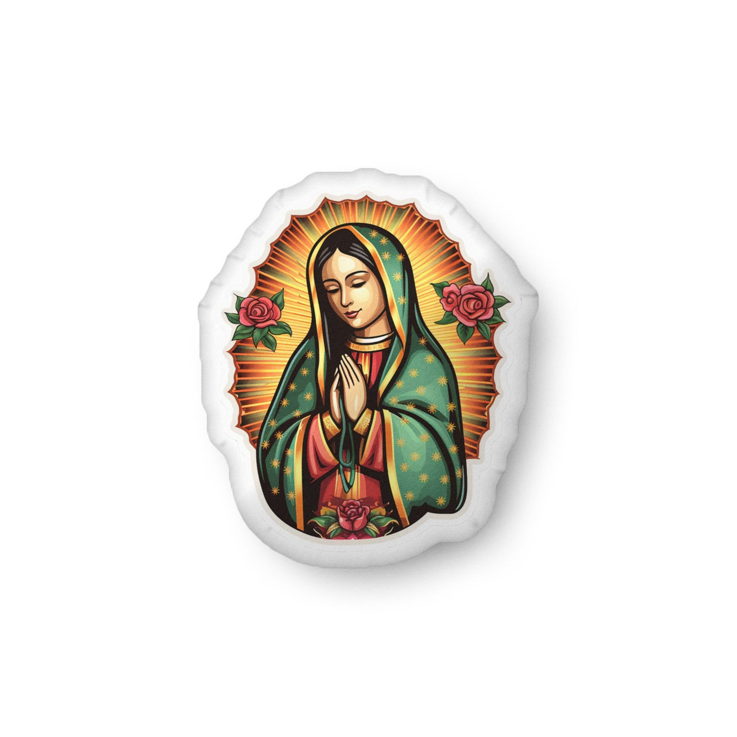 La Virgen Custom-shaped pillow