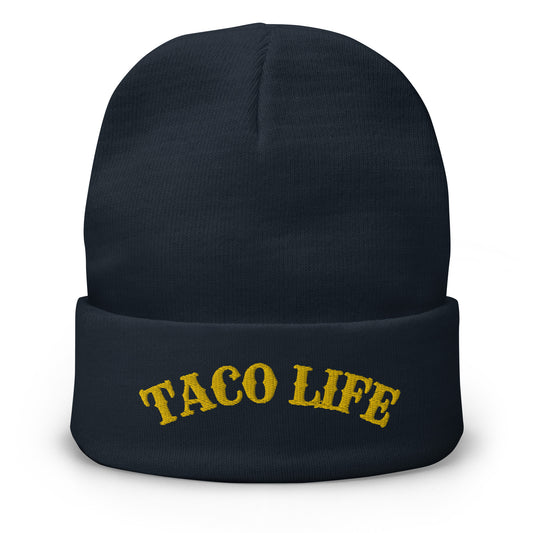 Taco Life - Embroidered Beanie