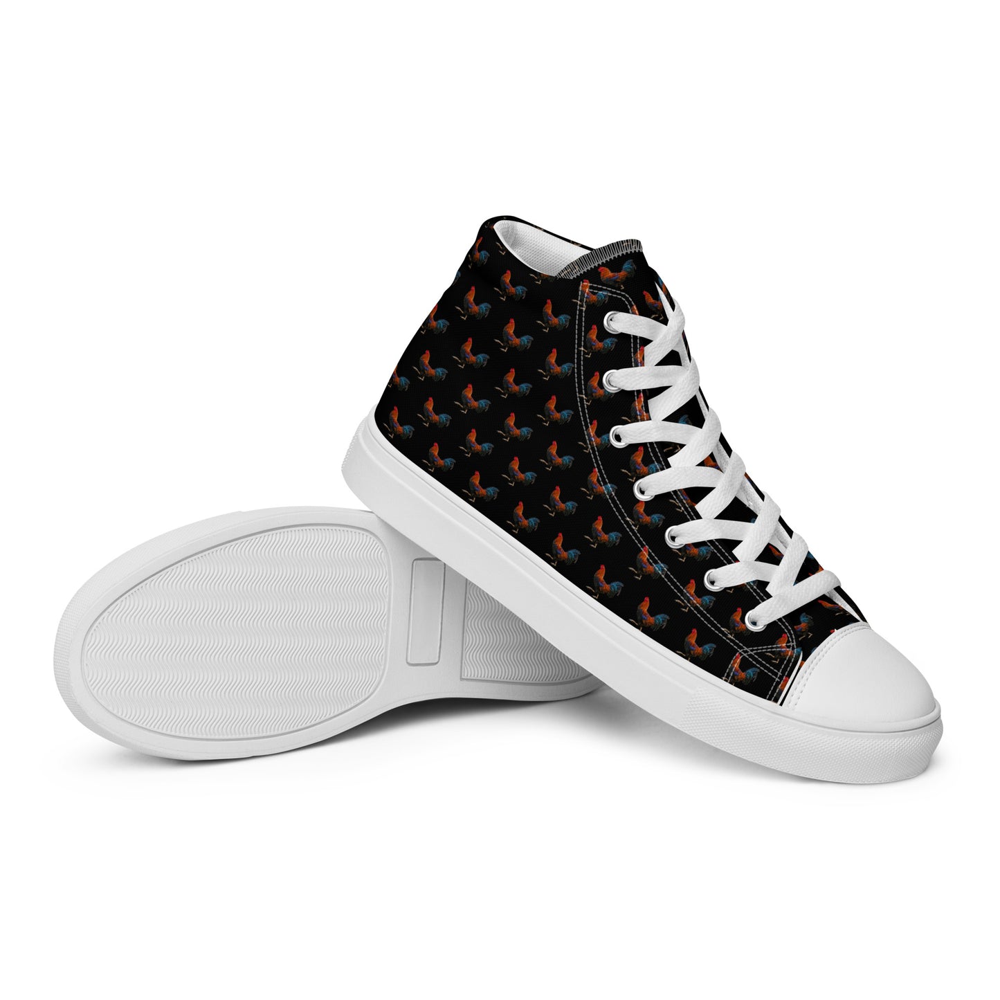 El Gallo - Men’s high top canvas shoes