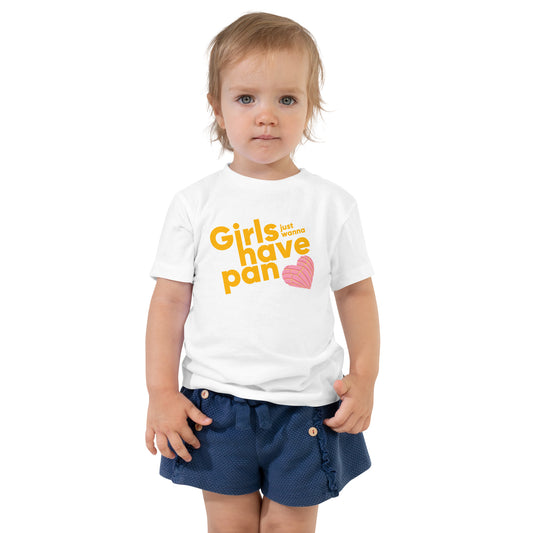 Girls Just Want to Have Pan - Girl Toddler Short Sleeve Tee