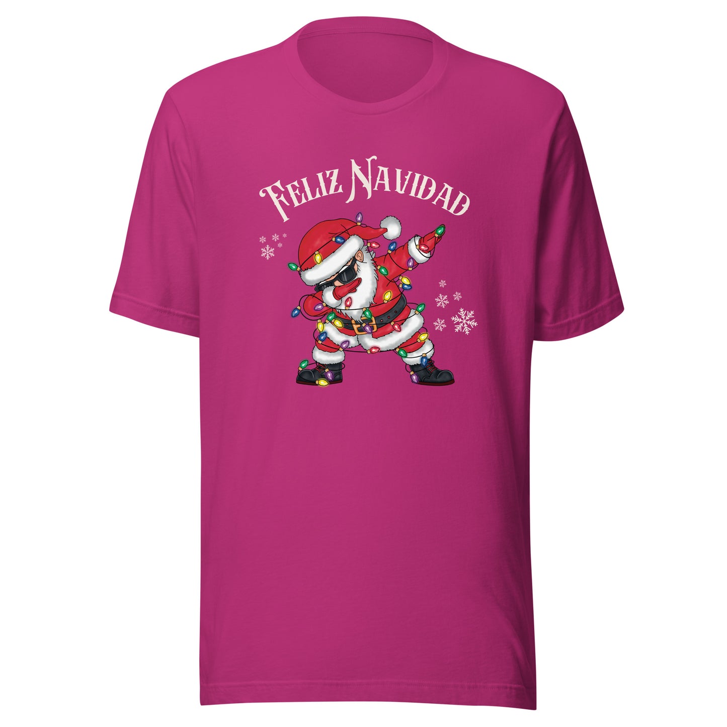 Feliz Navidad Dabbing Santa - Men's T-shirt