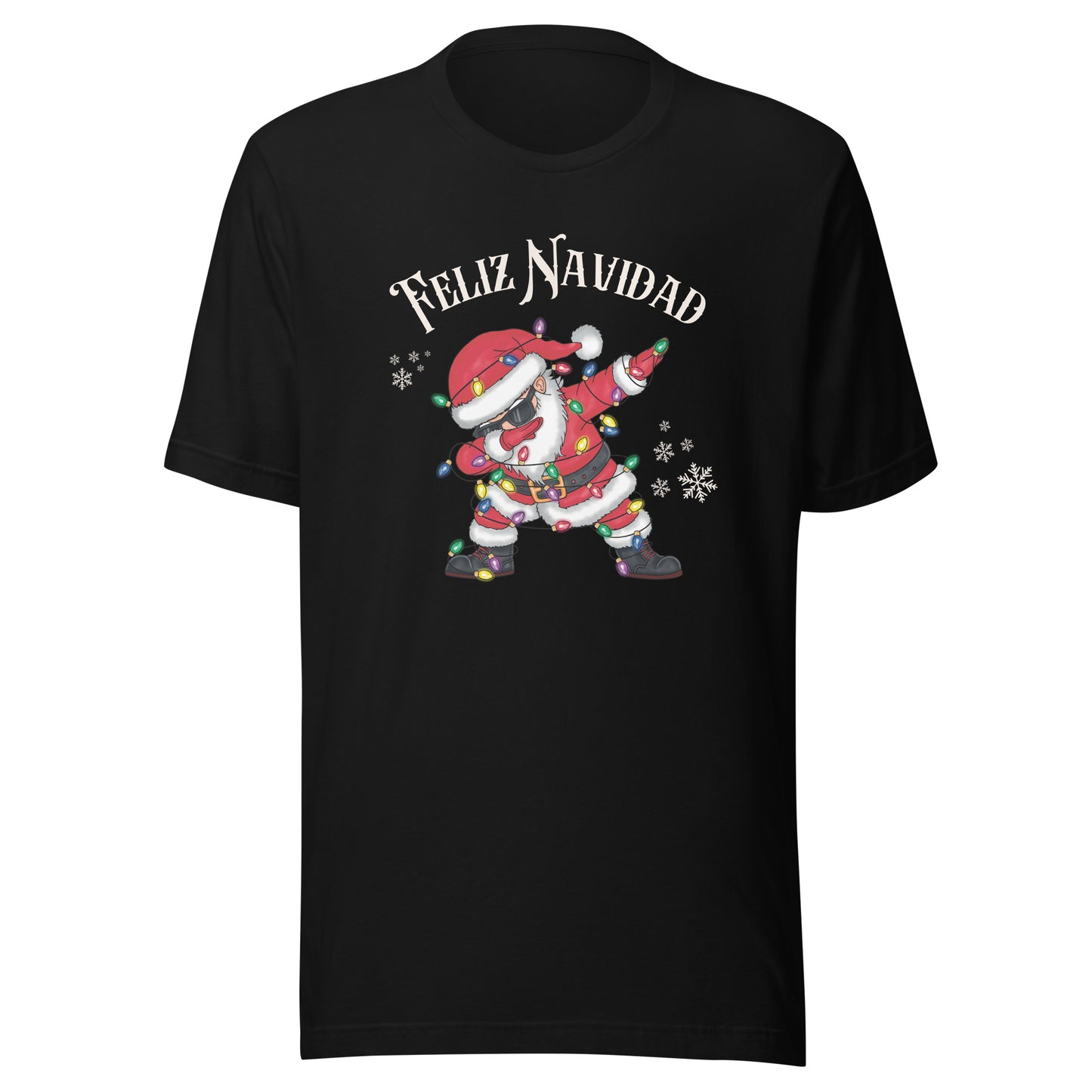 Feliz Navidad Dabbing Santa - Men's T-shirt