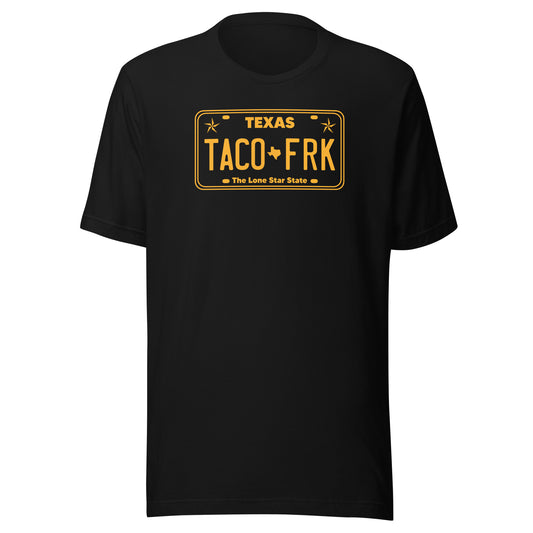 Taco Freak License Plate - Men's T-shirt