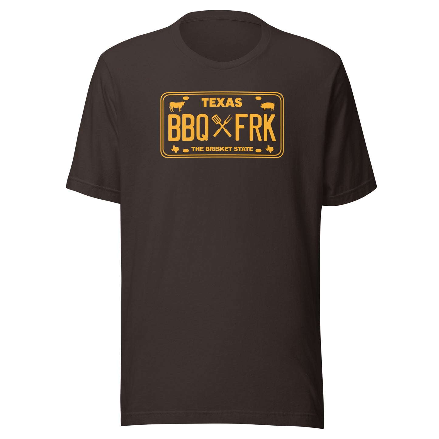 BBQ Freak License Plate - Men's T-shirt