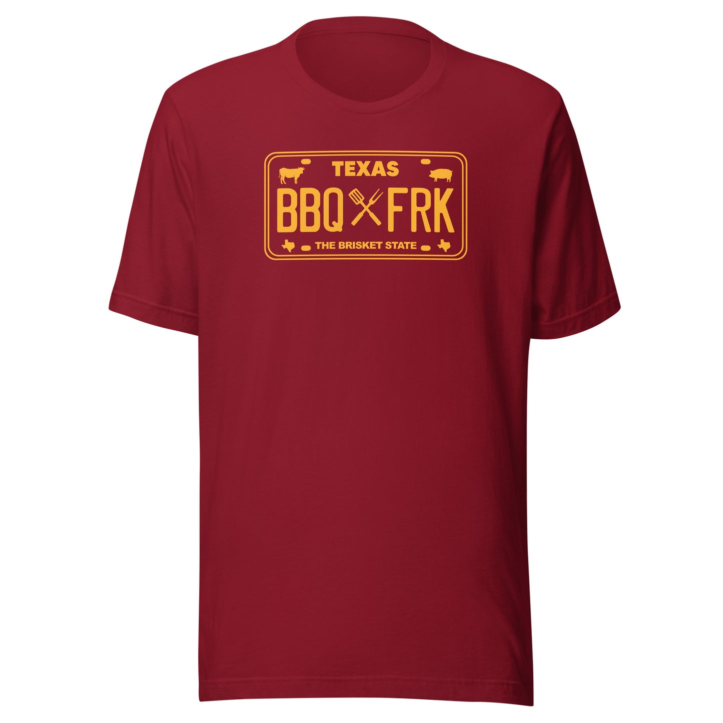 BBQ Freak License Plate - Men's T-shirt