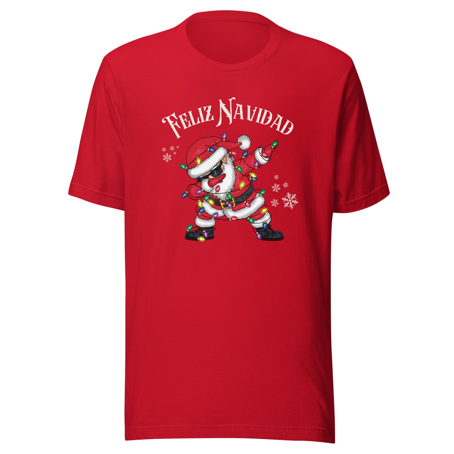 Feliz Navidad Dabbing Santa - Men's T-shirt