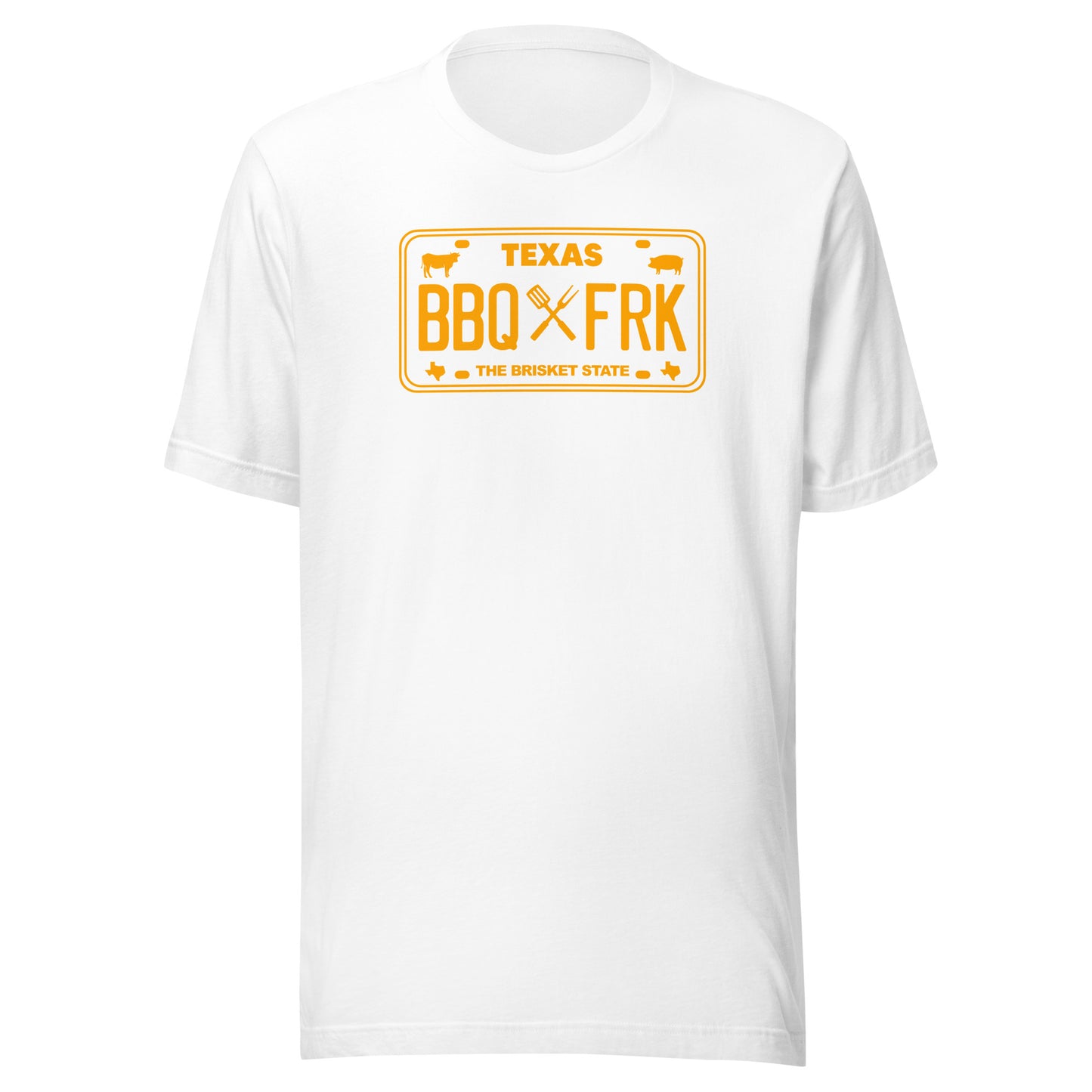 BBQ Freak License Plate - Men's T-shirt