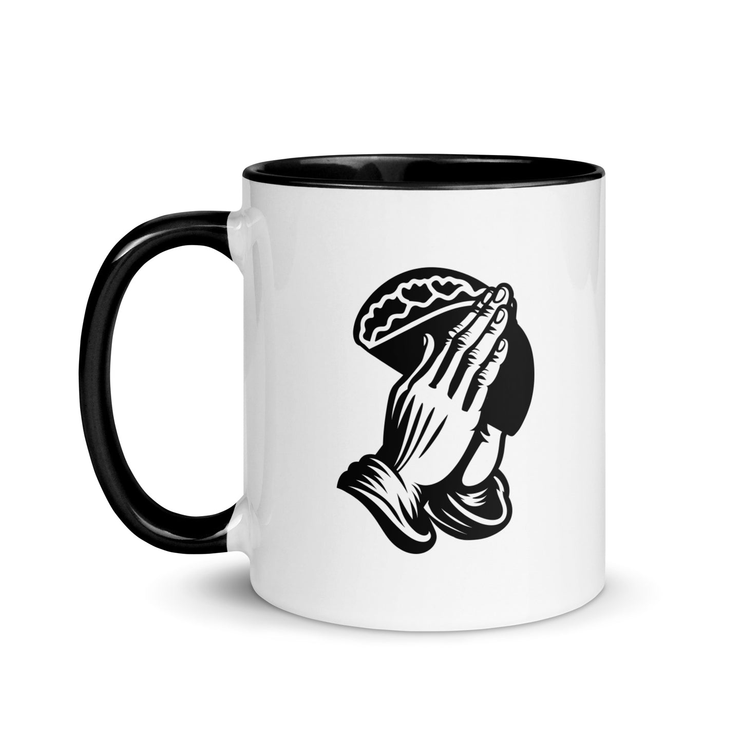 Praying for Tacos - Mug with Color Inside