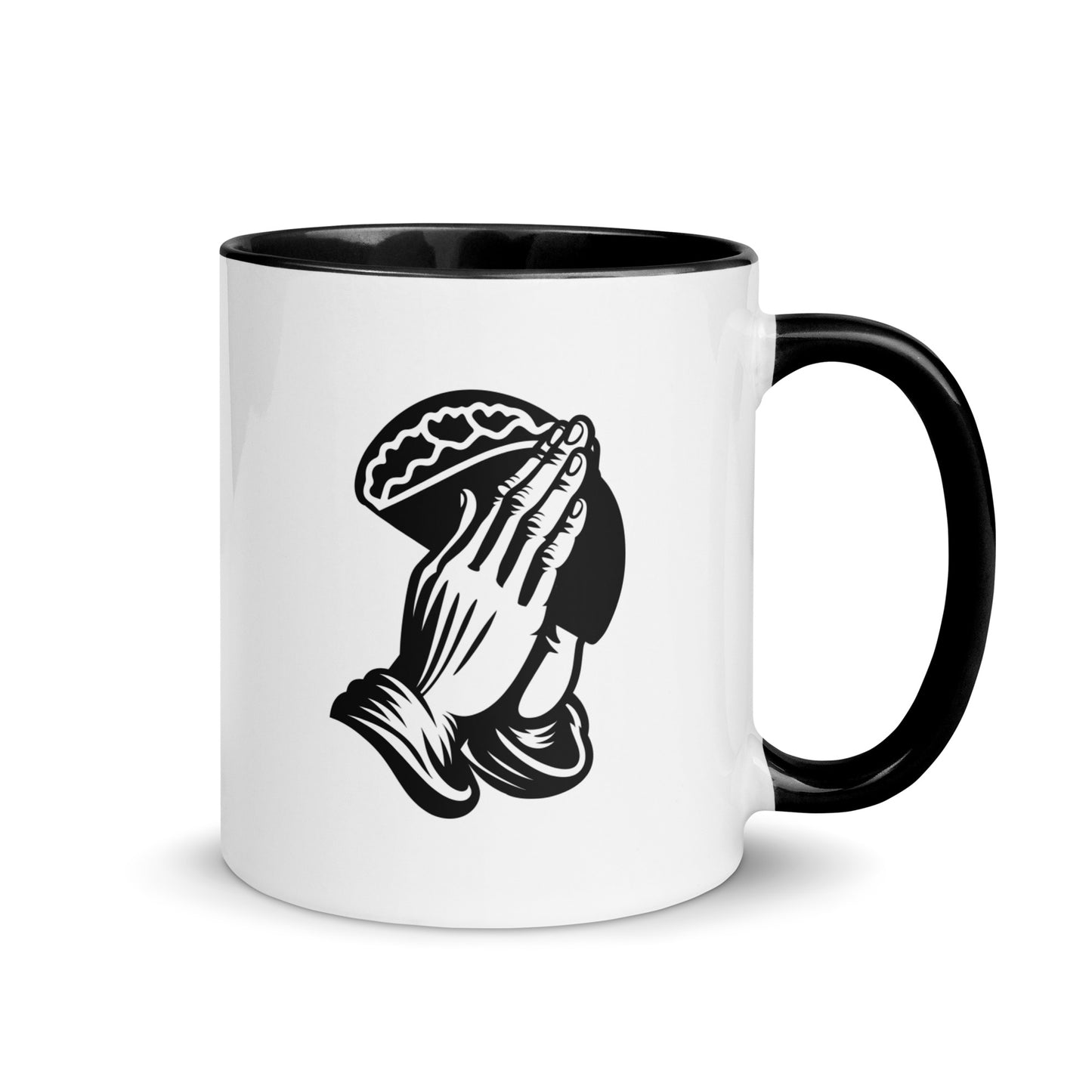 Praying for Tacos - Mug with Color Inside