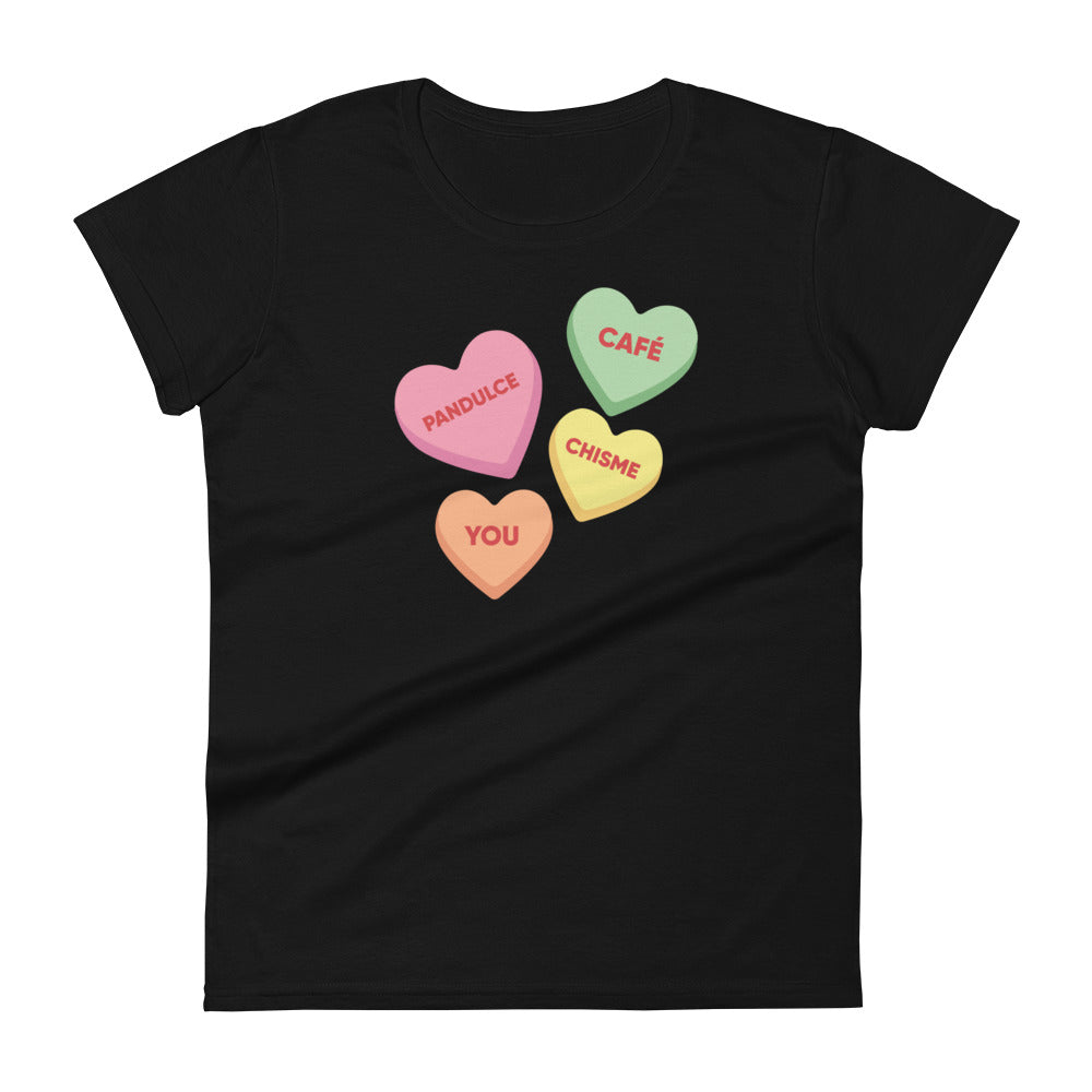 Cafe, Pandulce, Chisme, and You Best Friends - Women's short sleeve t-shirt