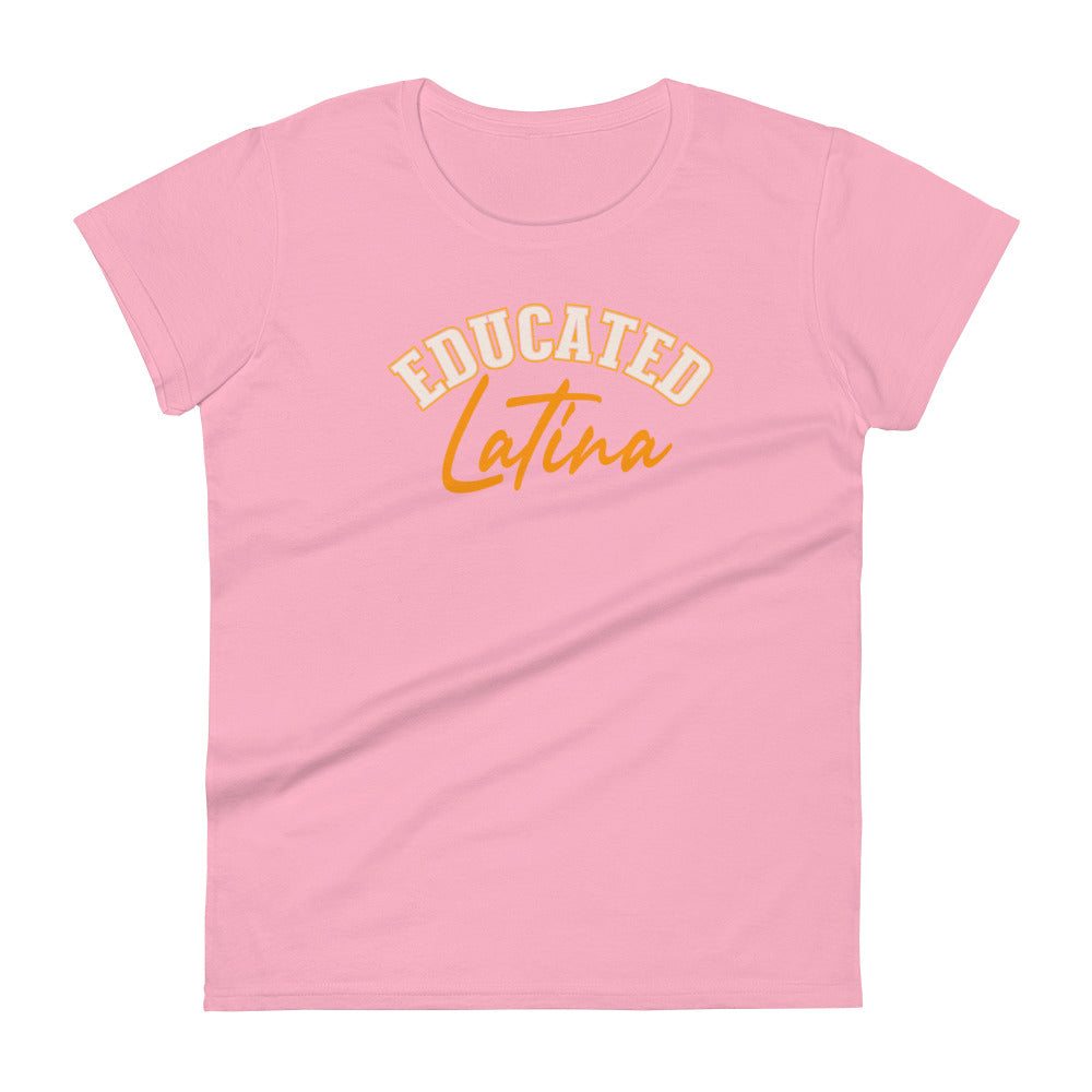 Educated Latina - Women's short sleeve t-shirt