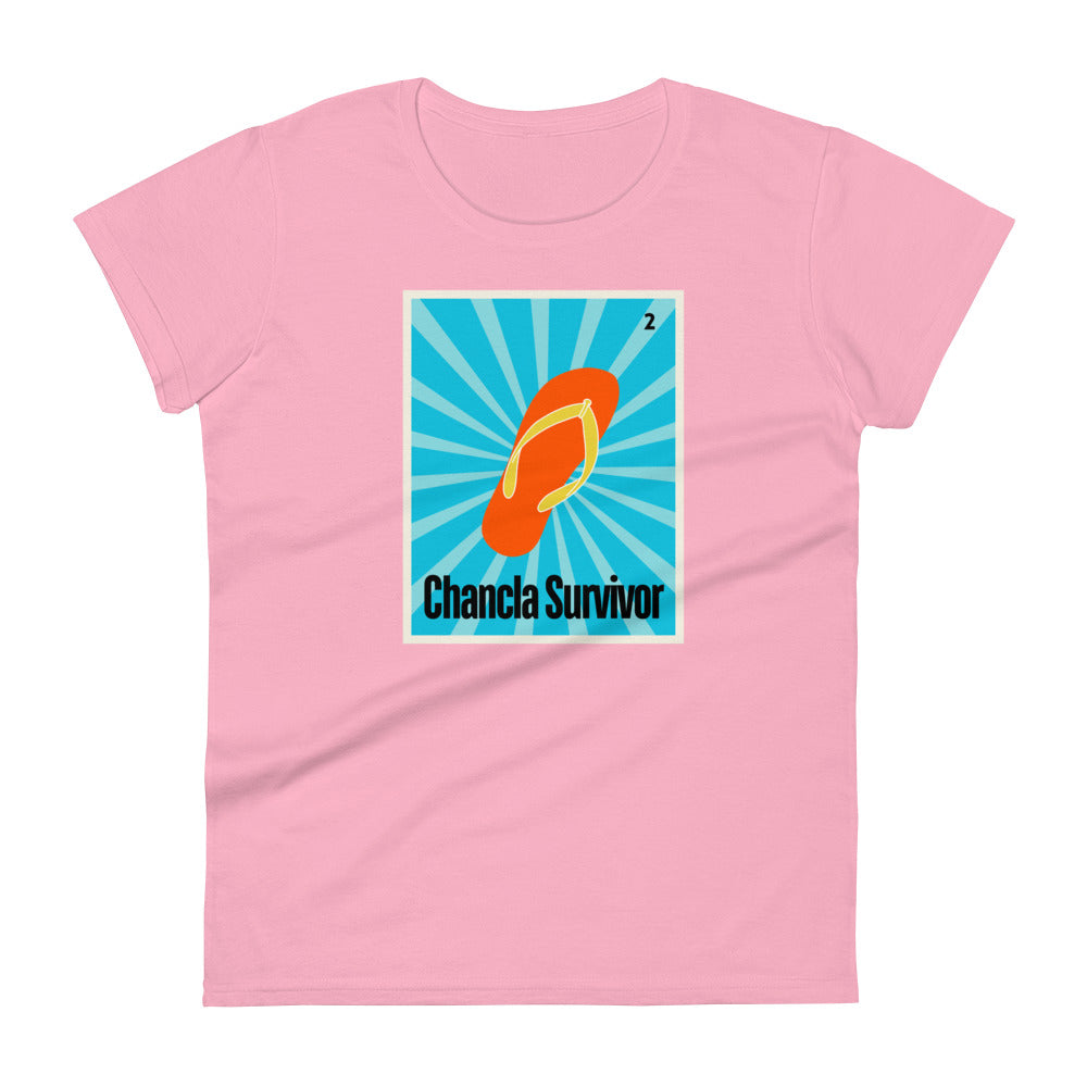 Chancla Survivor- Women's short sleeve t-shirt