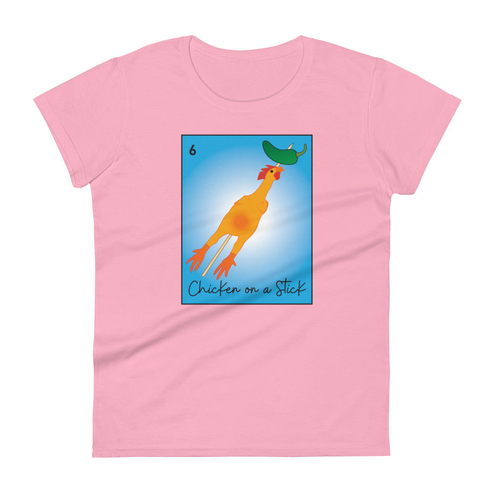 Chicken on a Stick - Women's short sleeve t-shirt