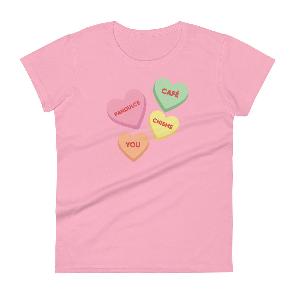 Cafe, Pandulce, Chisme, and You Best Friends - Women's short sleeve t-shirt