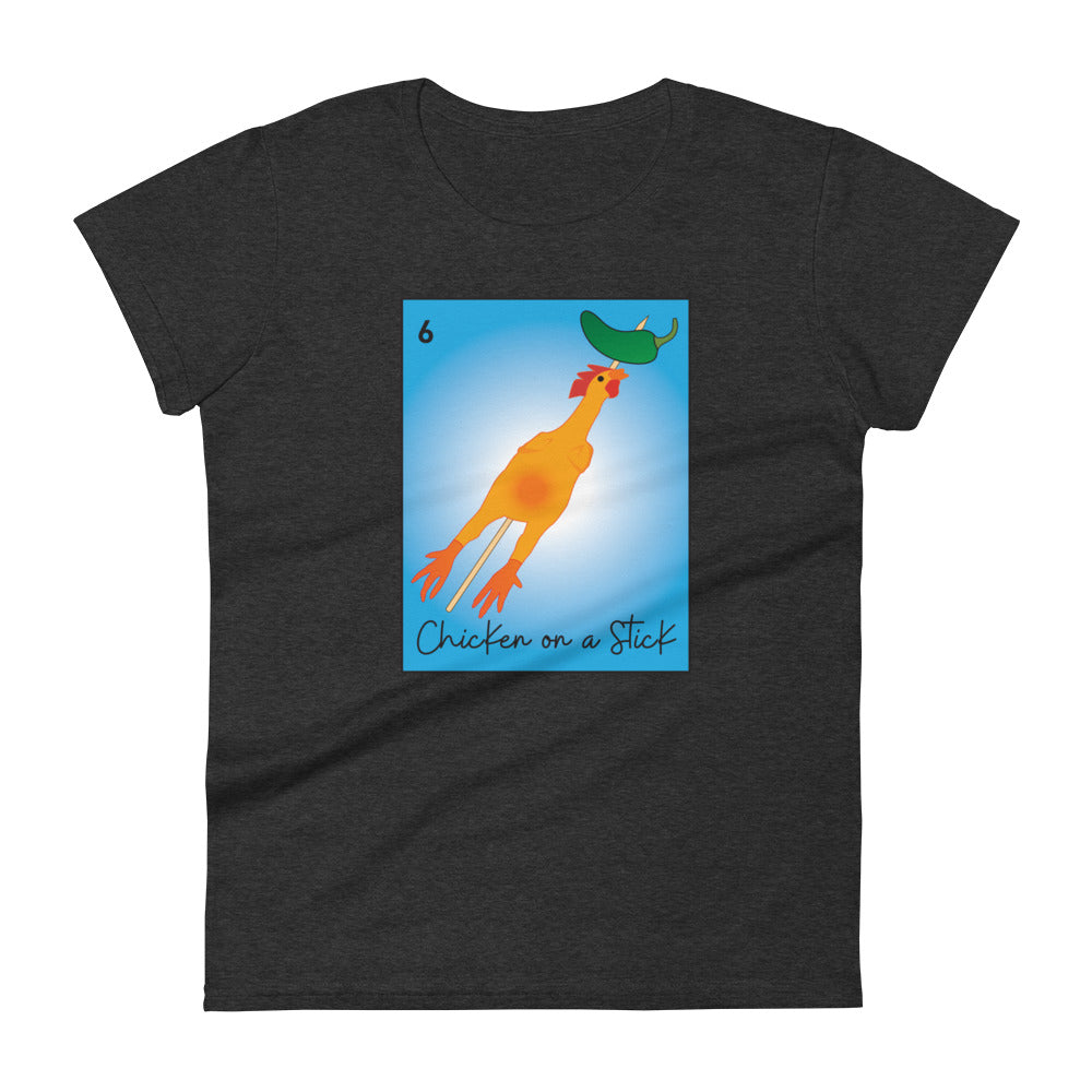 Chicken on a Stick - Women's short sleeve t-shirt