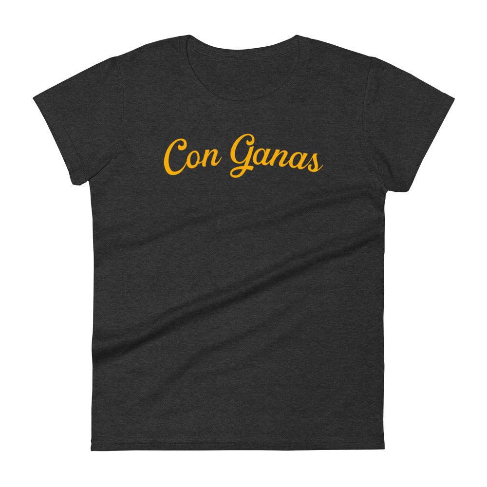 Con Ganas - Women's short sleeve t-shirt