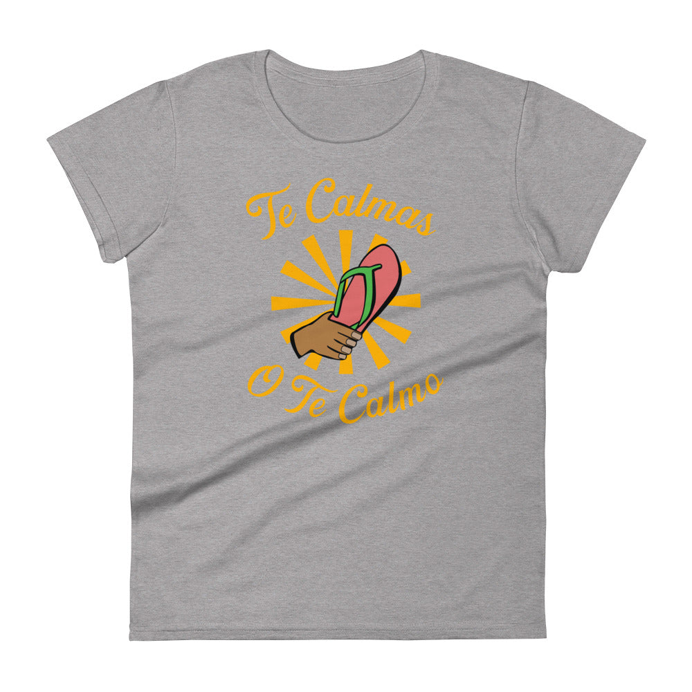 Te calmas O Te Calmo - Women's short sleeve t-shirt