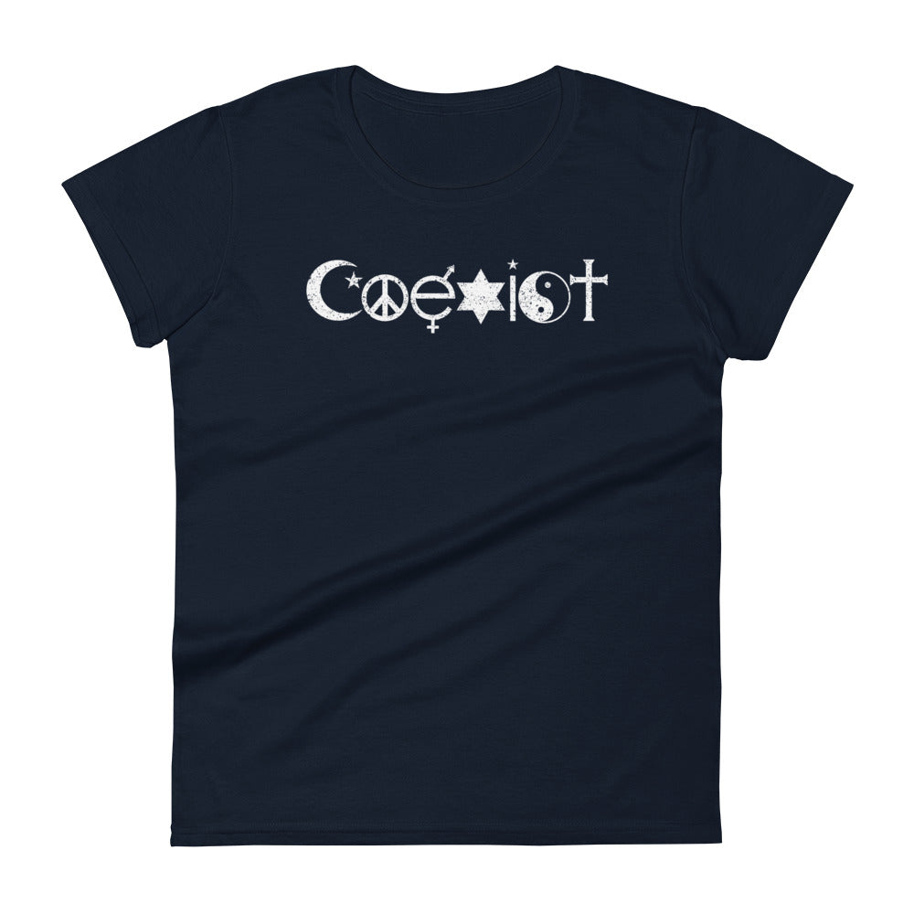 Coexist - Women's short sleeve t-shirt