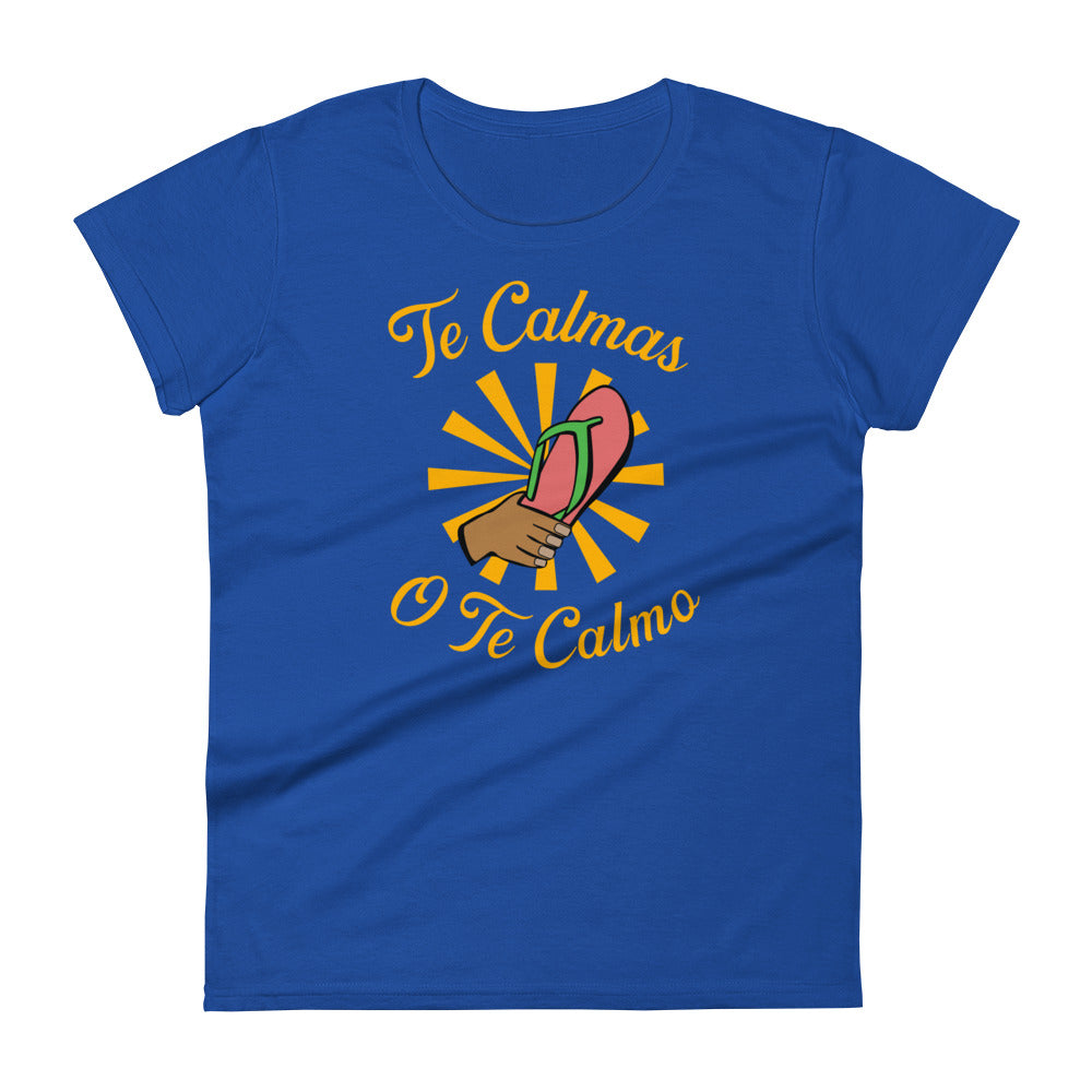 Te calmas O Te Calmo - Women's short sleeve t-shirt