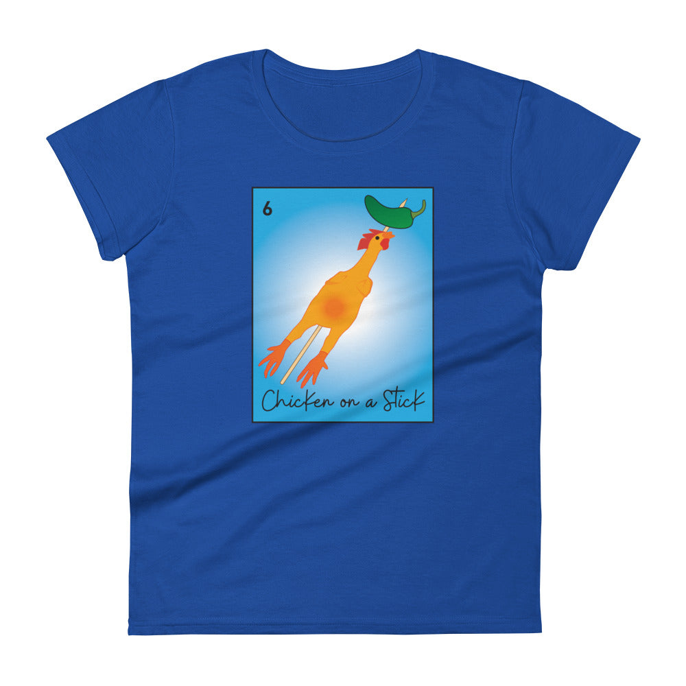 Chicken on a Stick - Women's short sleeve t-shirt