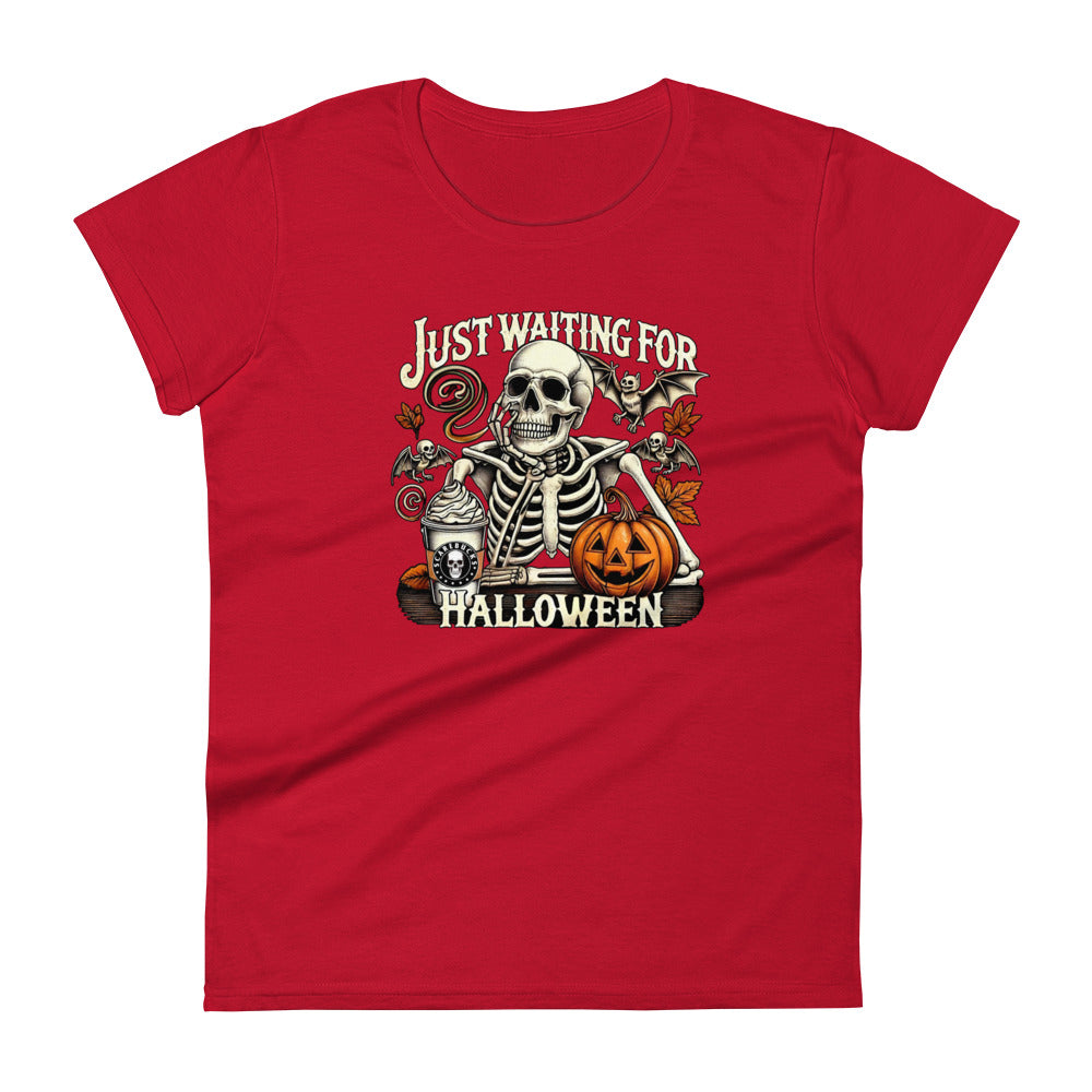 Just Waiting for Halloween - Women's short sleeve t-shirt