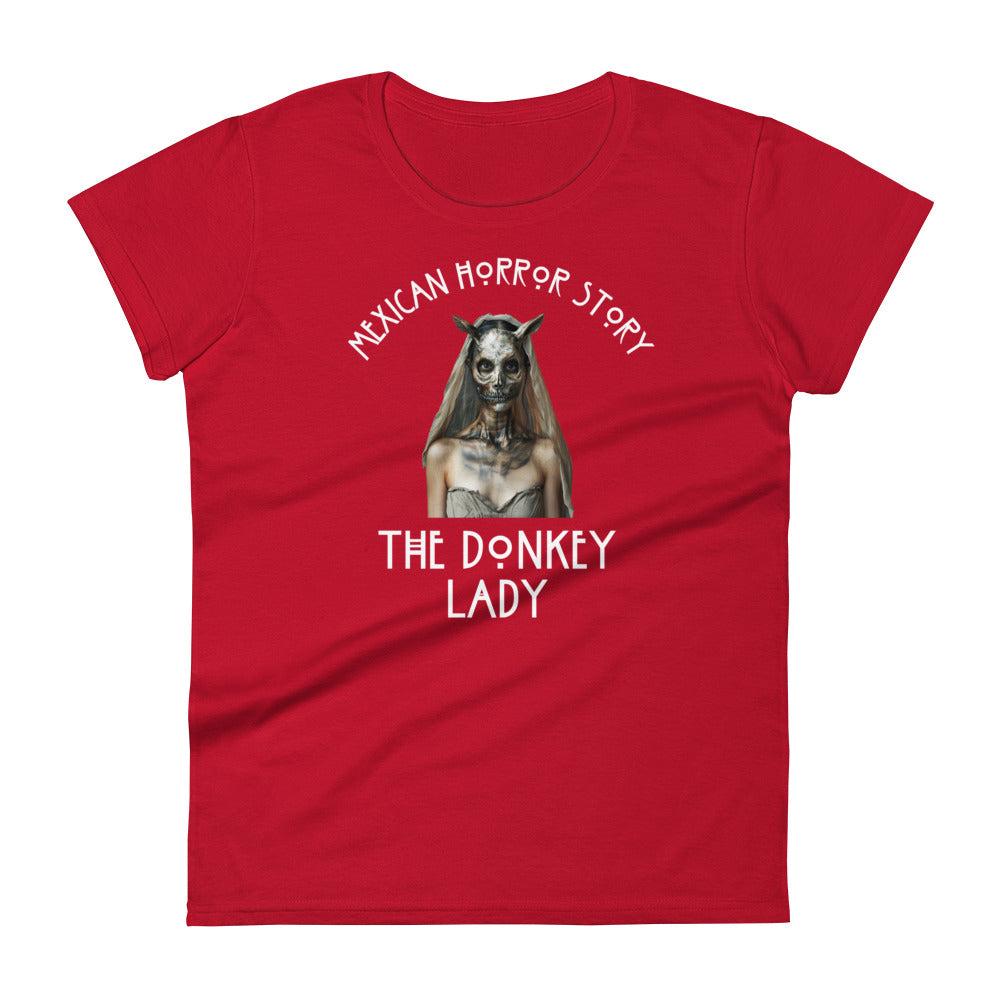 Mexican Horror Story The Donkey Lady - Women's short sleeve t-shirt