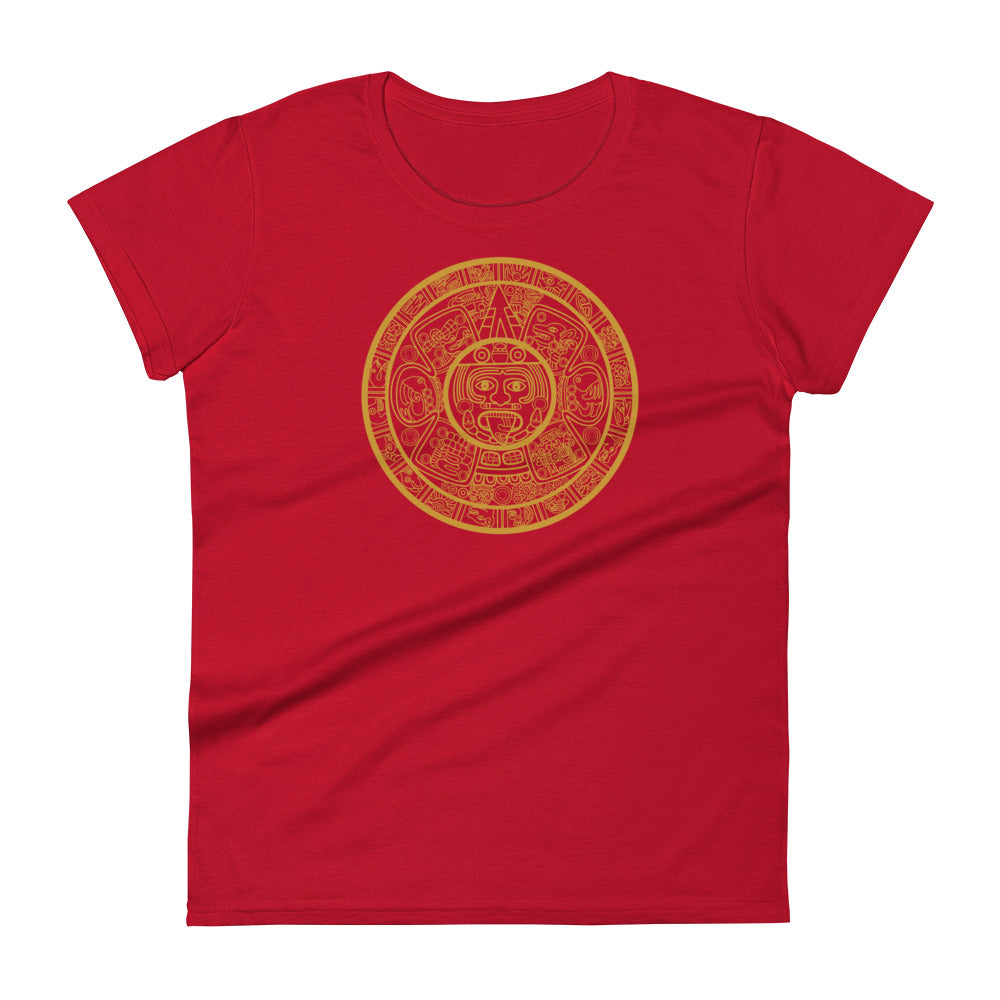 Aztec Calendar - Women's short sleeve t-shirt