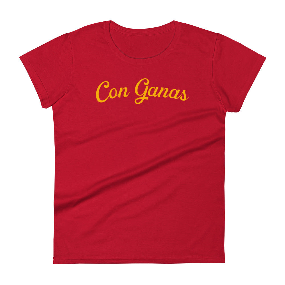 Con Ganas - Women's short sleeve t-shirt