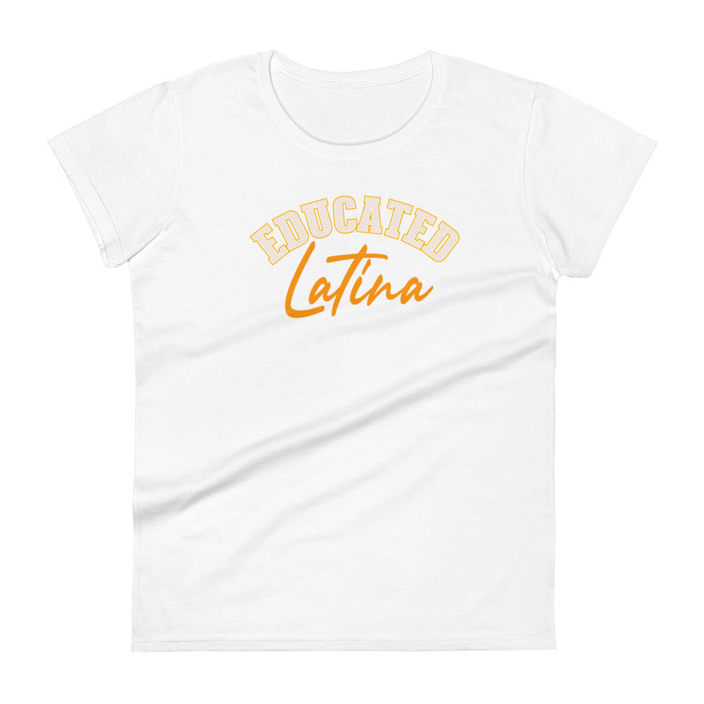 Educated Latina - Women's short sleeve t-shirt