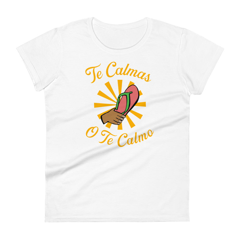 Te calmas O Te Calmo - Women's short sleeve t-shirt