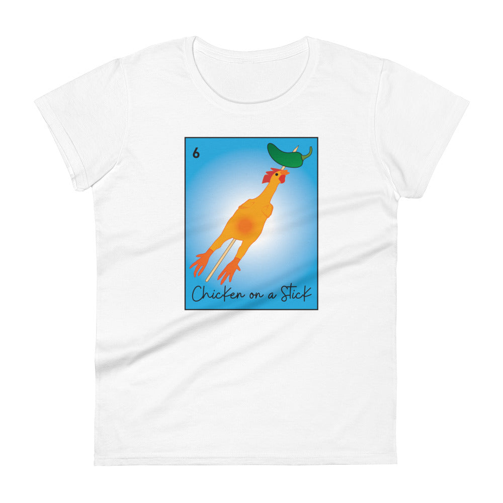 Chicken on a Stick - Women's short sleeve t-shirt