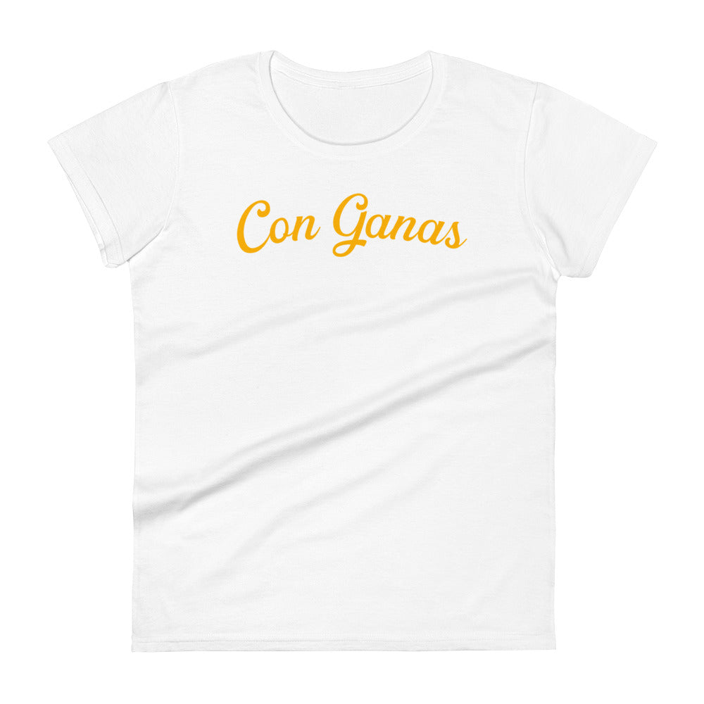 Con Ganas - Women's short sleeve t-shirt