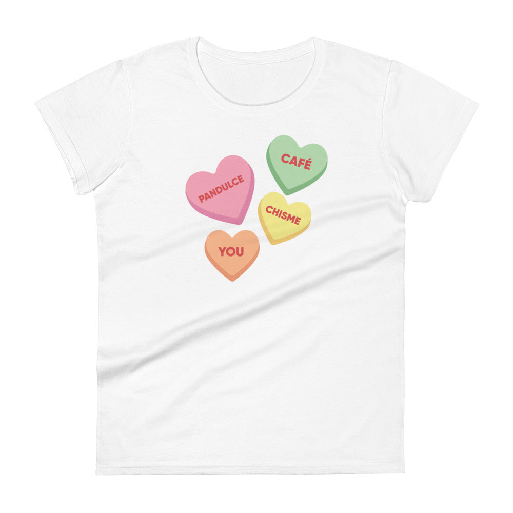 Cafe, Pandulce, Chisme, and You Best Friends - Women's short sleeve t-shirt