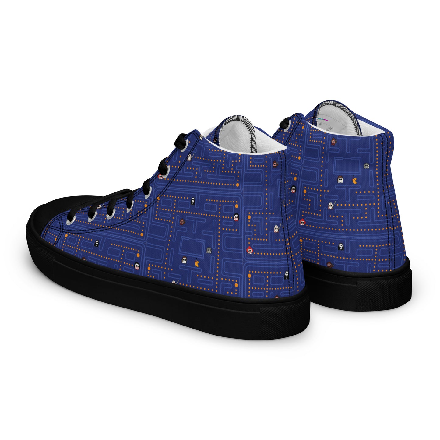 Horror Movie Video Game - Women’s high top canvas shoes