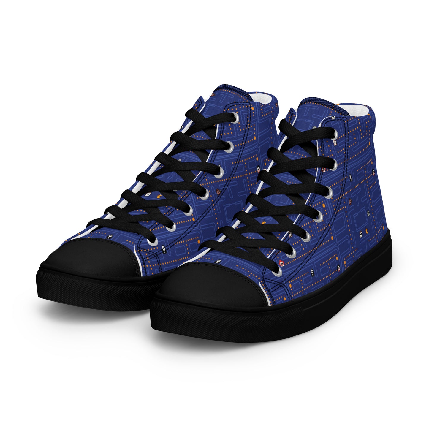 Horror Movie Video Game - Women’s high top canvas shoes