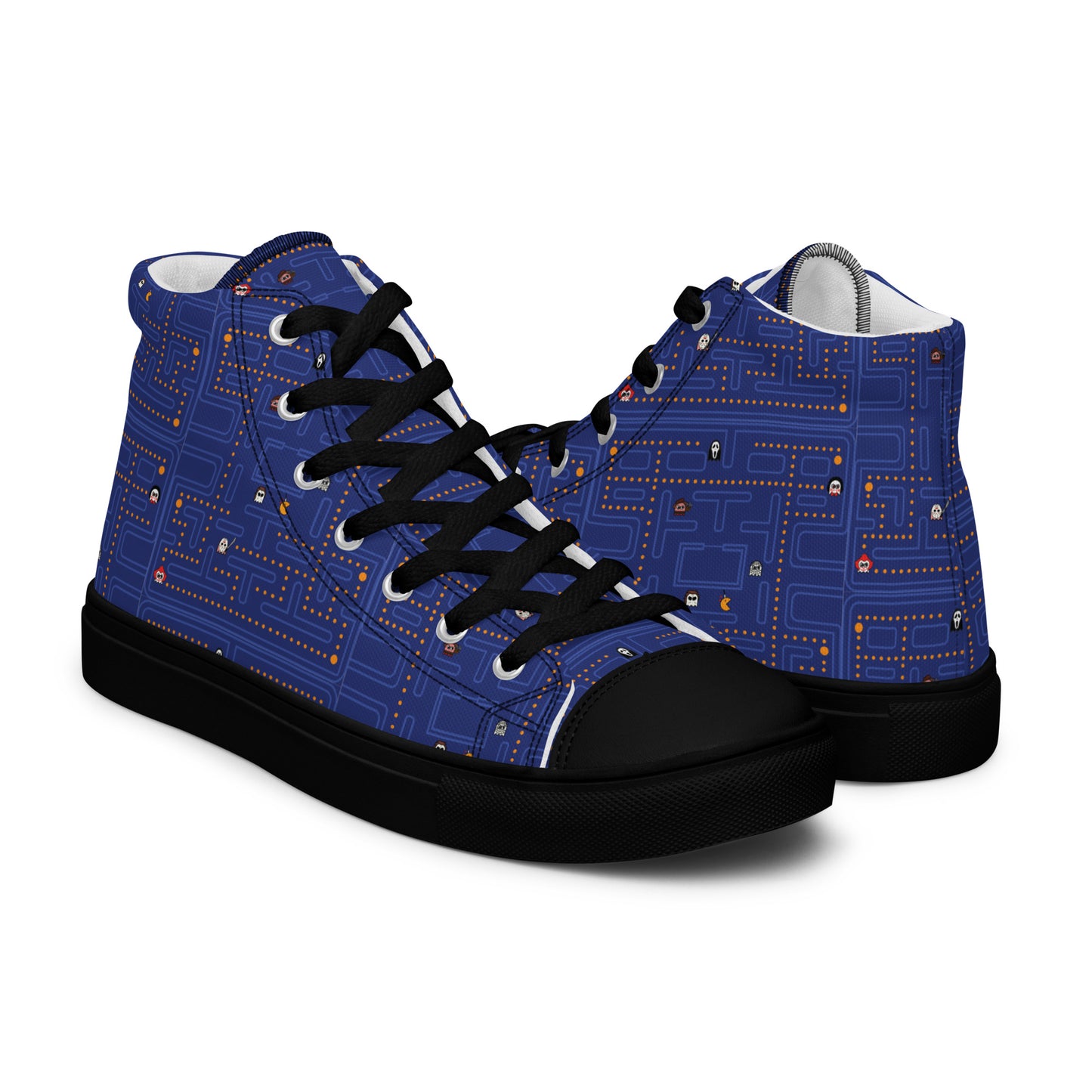 Horror Movie Video Game - Women’s high top canvas shoes