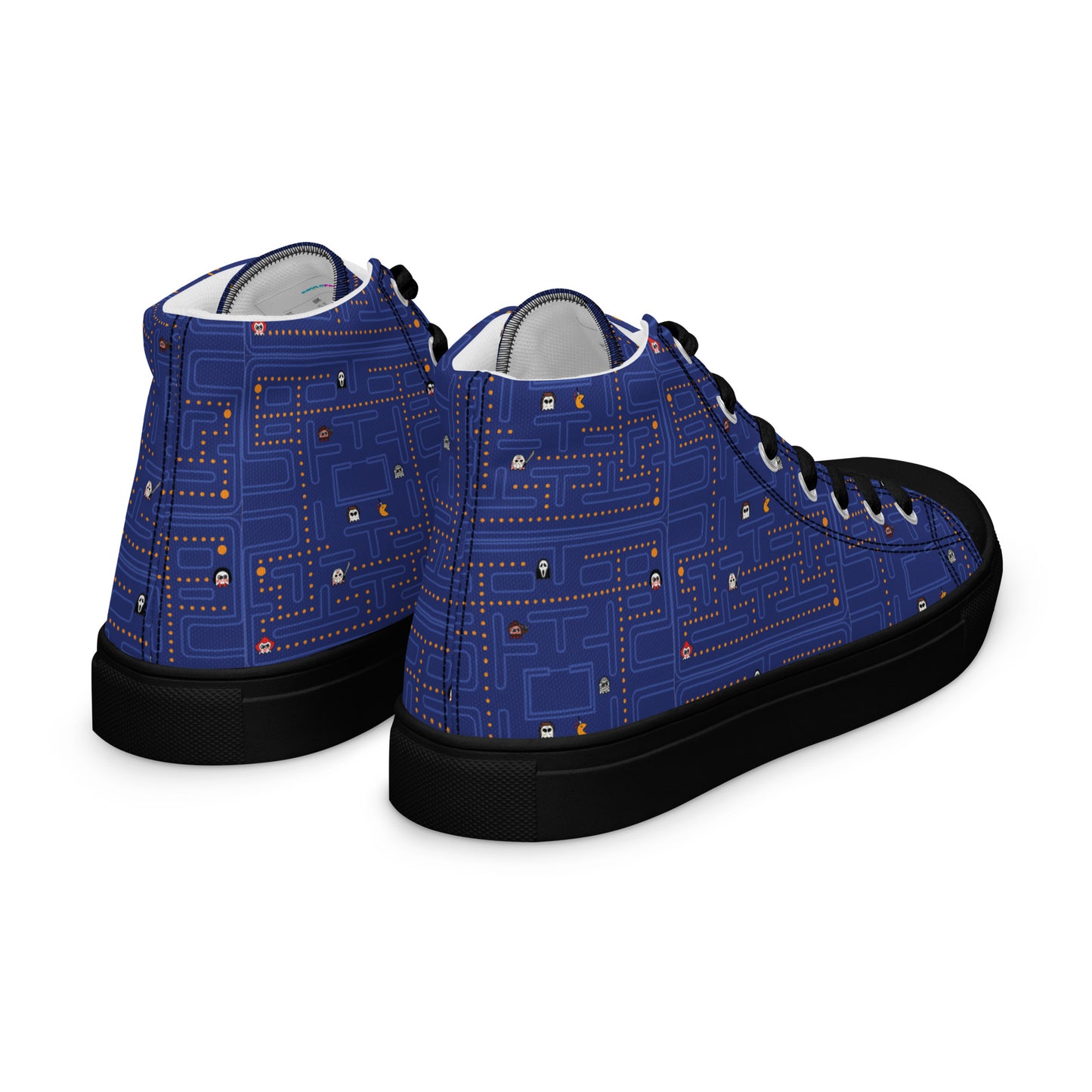 Horror Movie Video Game - Women’s high top canvas shoes