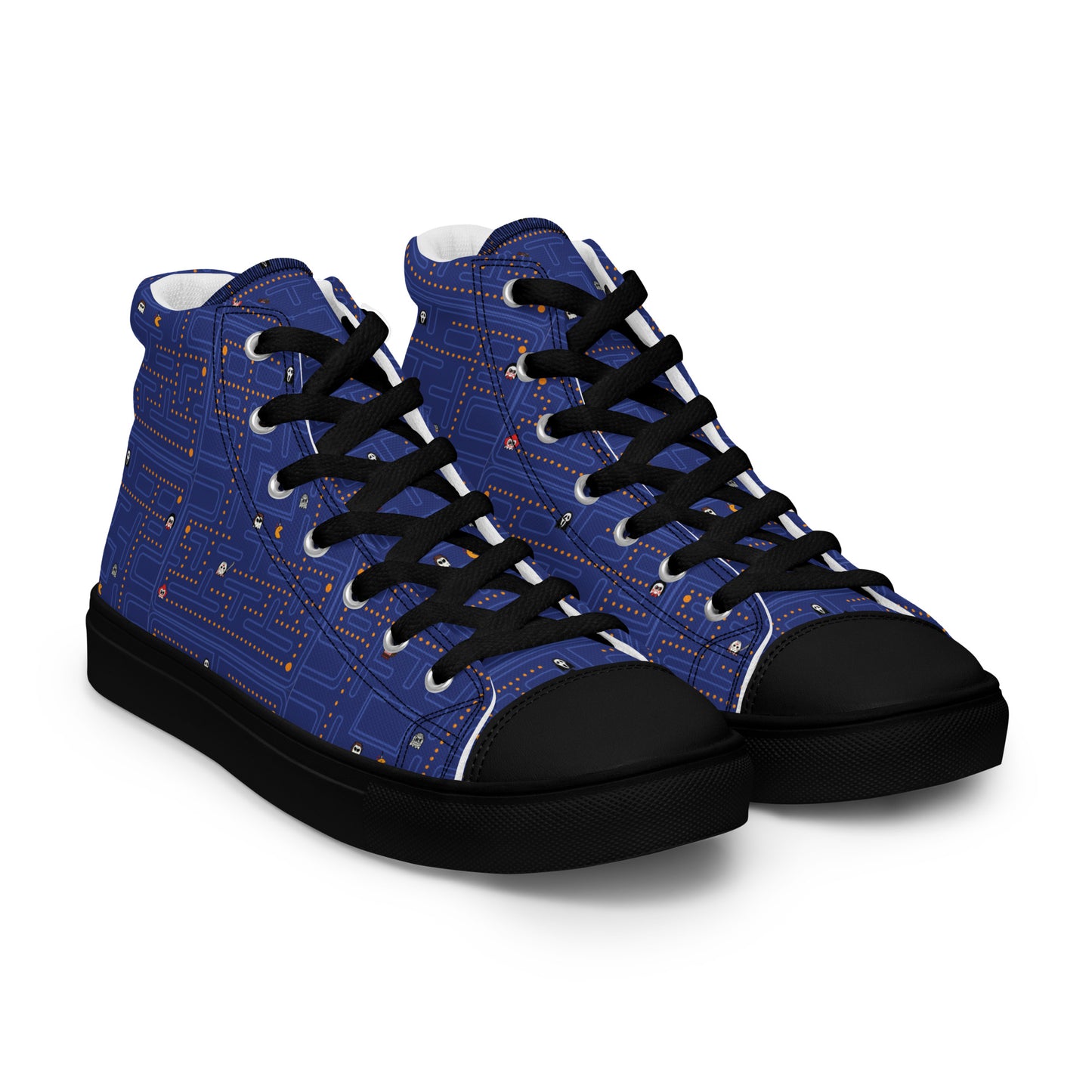 Horror Movie Video Game - Women’s high top canvas shoes